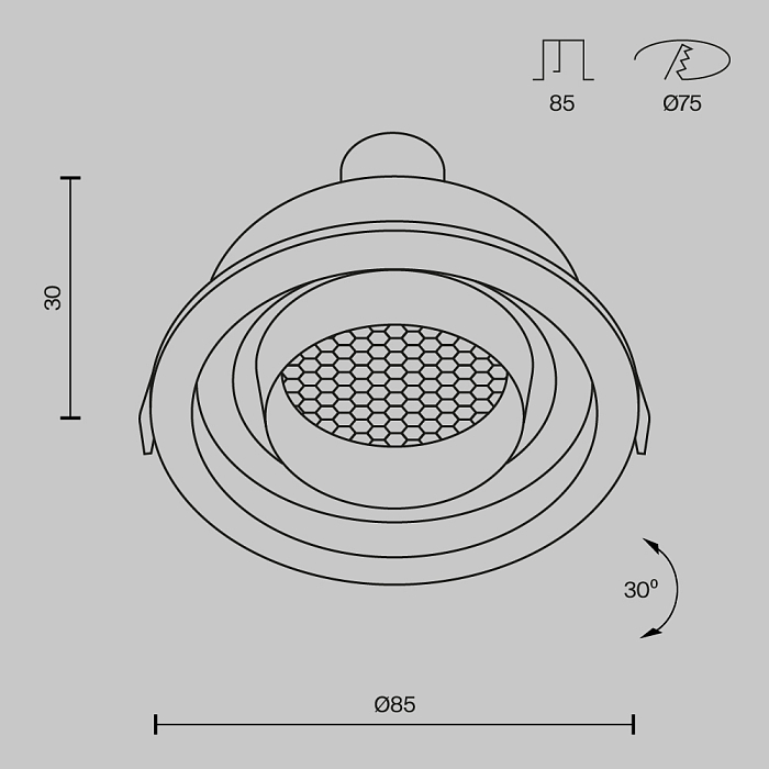 Technical DL113-GU10-01-RD-B